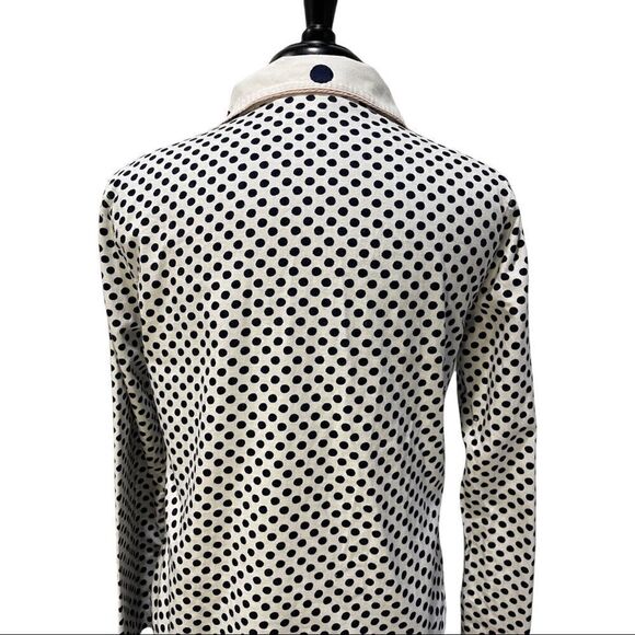 Boden Polka Dot Long Sleeve Flannel Pajama Top Sz XS - Picture 7 of 12